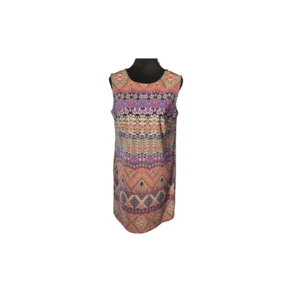 AB Studio Multi color mini dress‎ Size 10